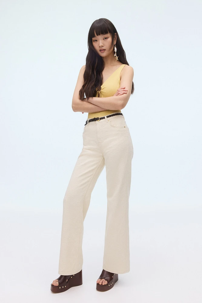 Wide High Jeans