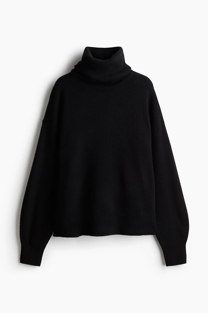 Cashmere-blend Turtleneck Sweater