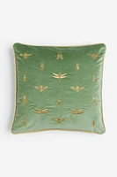 Housse de coussin en velours