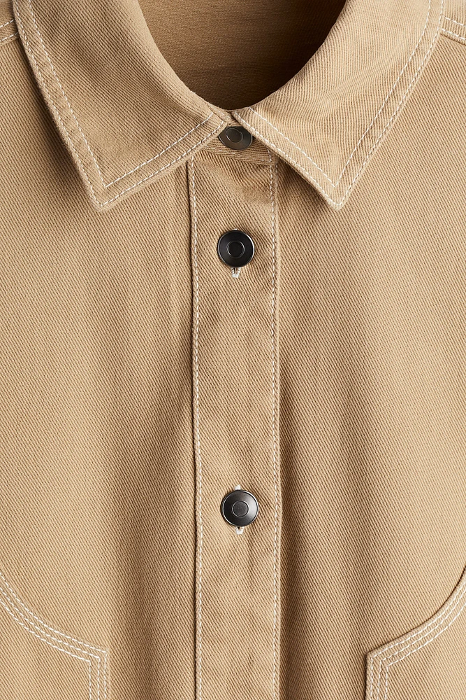 Cotton Utility Overshirt