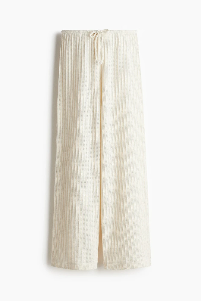 Textured-Knit Pants