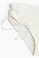 Drawstring-Detail Bikini Bottoms