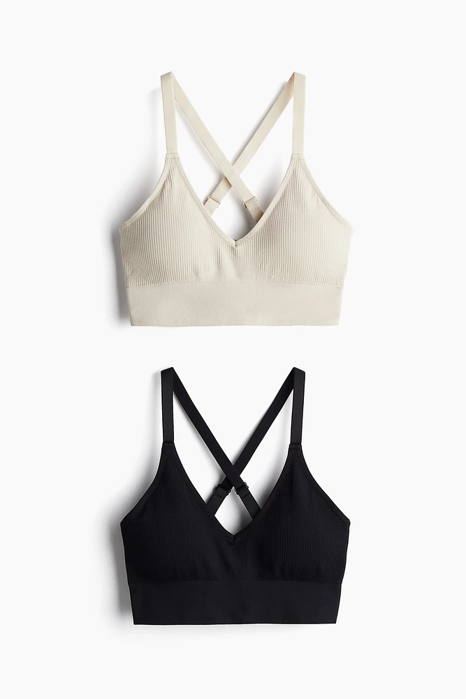 2-pack Medium Support Sports Bras DryMove™