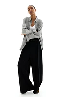 Wide Pants with Belt