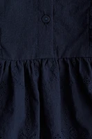 Blouse with Eyelet Embroidery