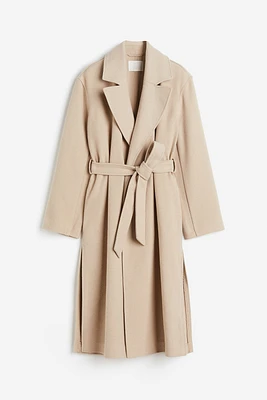 Tie Belt Coat