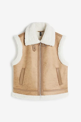 Teddy-fleece-lined Vest