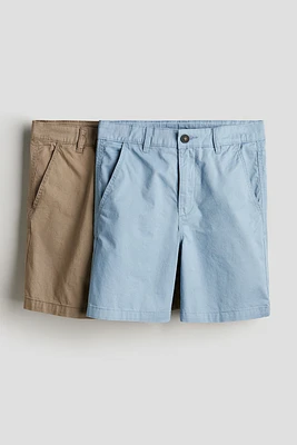 Lot de 2 shorts coutil