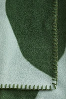 Patterned fleece blanket