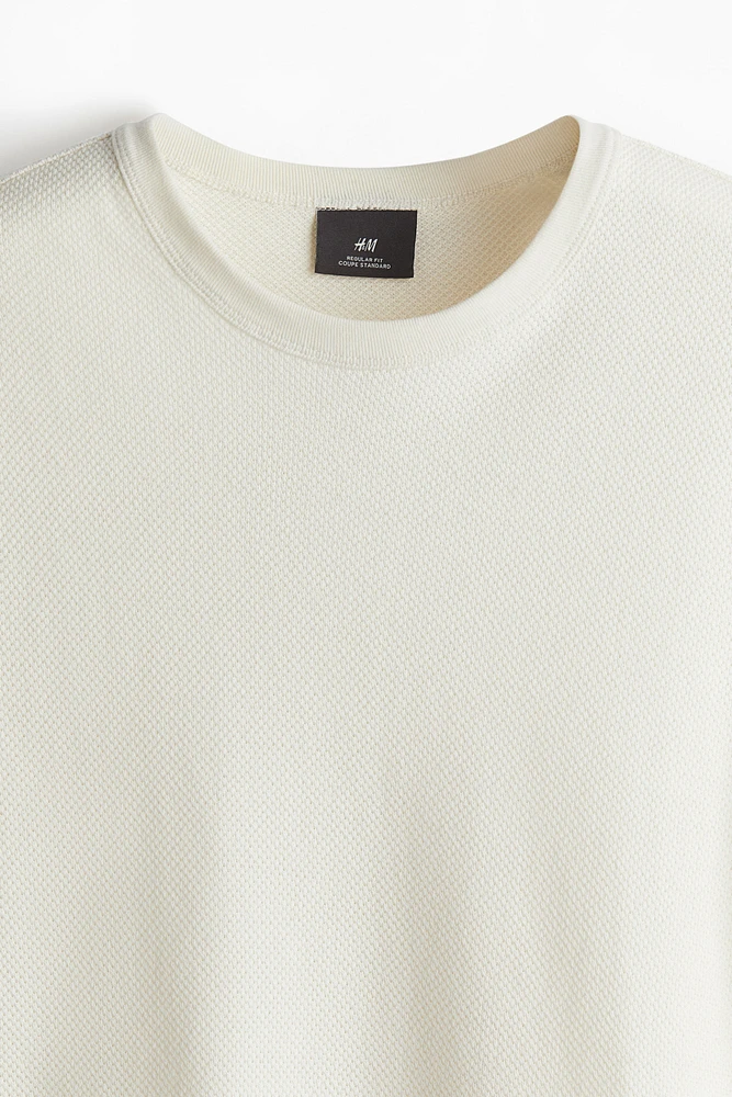 T-shirt Coupe Classique en piqué