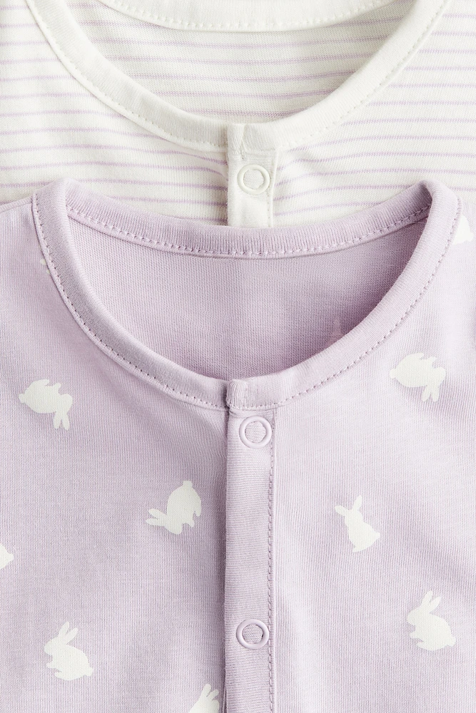 Lot de 2 pyjamas en coton