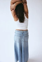 Feather Soft Denim Skirt