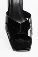 Block-Heeled Sandals