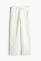 Relaxed Fit Linen Pants