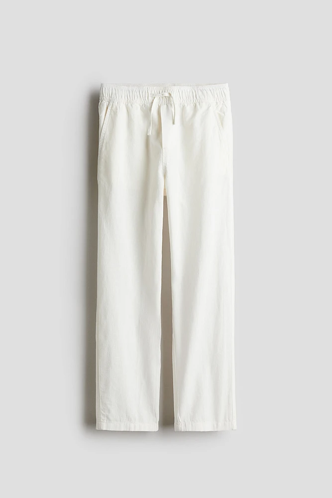 Linen-blend Joggers