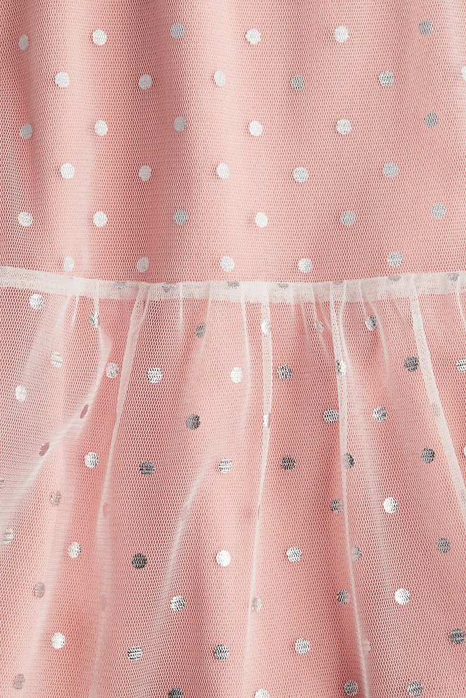 Robe en tulle avec impression par transfert