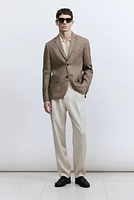 Slim-Fit Linen Jacket