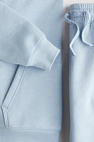 2-piece Sweatshirt Hoodie and Sweatshorts Set
