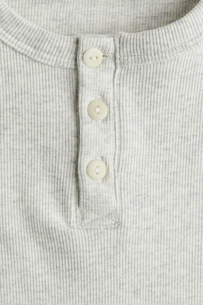 Cotton Henley Shirt