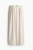 Buckle-detail Dress Pants