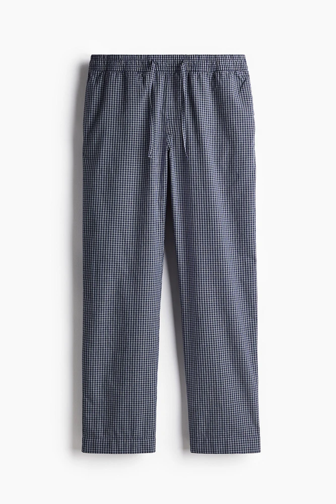 Relaxed Fit Poplin Pants