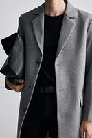 Wool-Blend Coat