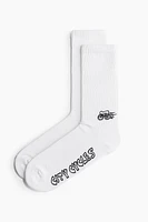 Motif-detail Socks