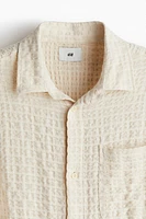 Regular Fit Textured-Weave Shirt