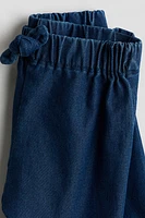 Denim-Look Jersey Pants