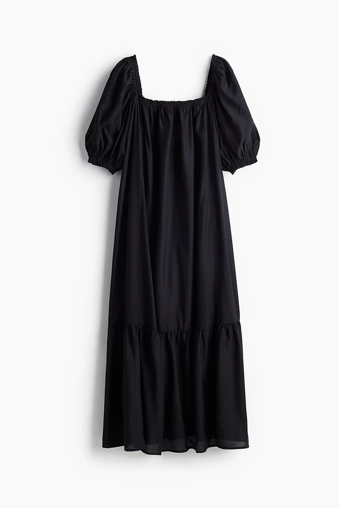 Square-Neck Maxi Dress