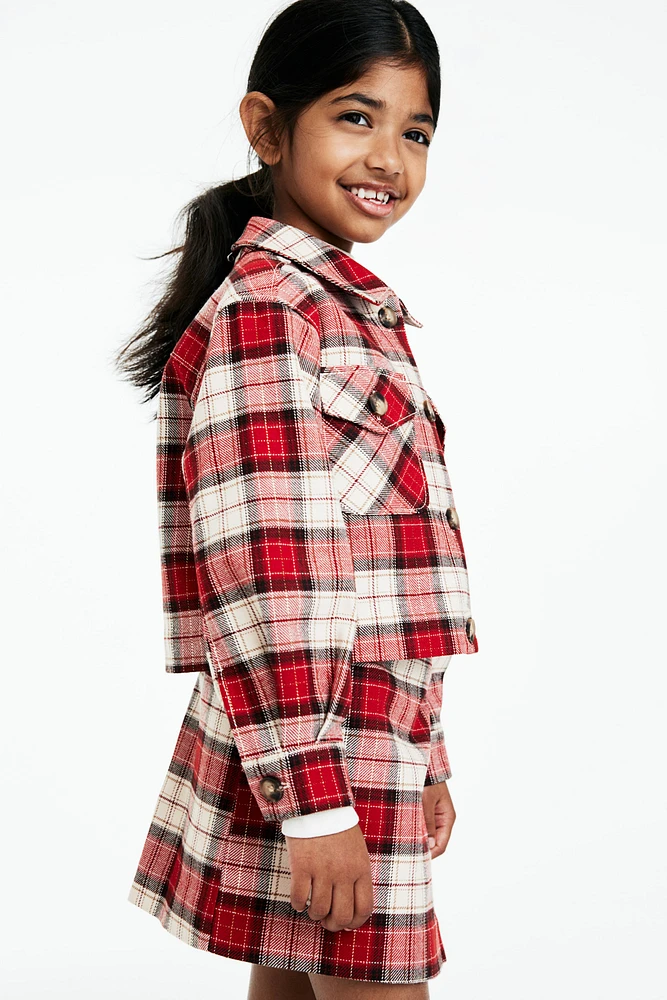 Short Flannel Jacket