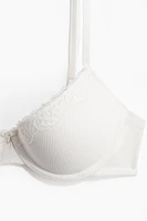 Cotton Demi Push-Up Bra