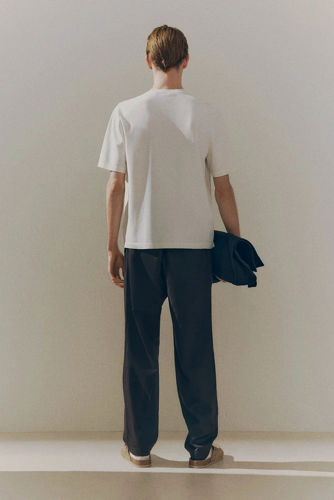T-shirt coupe classique en tricot
