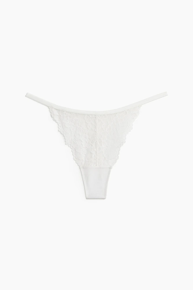 3-pack Lace Thong Briefs