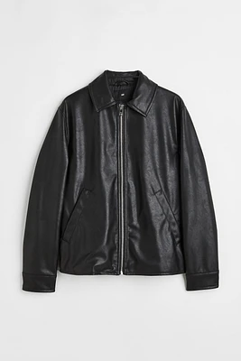 Faux Leather Jacket