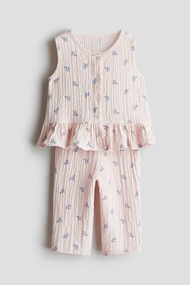 2-Piece Seersucker Set
