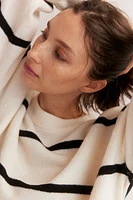 MAMA Slit-Hem Sweater