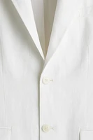 Regular-Fit Linen-Blend Jacket