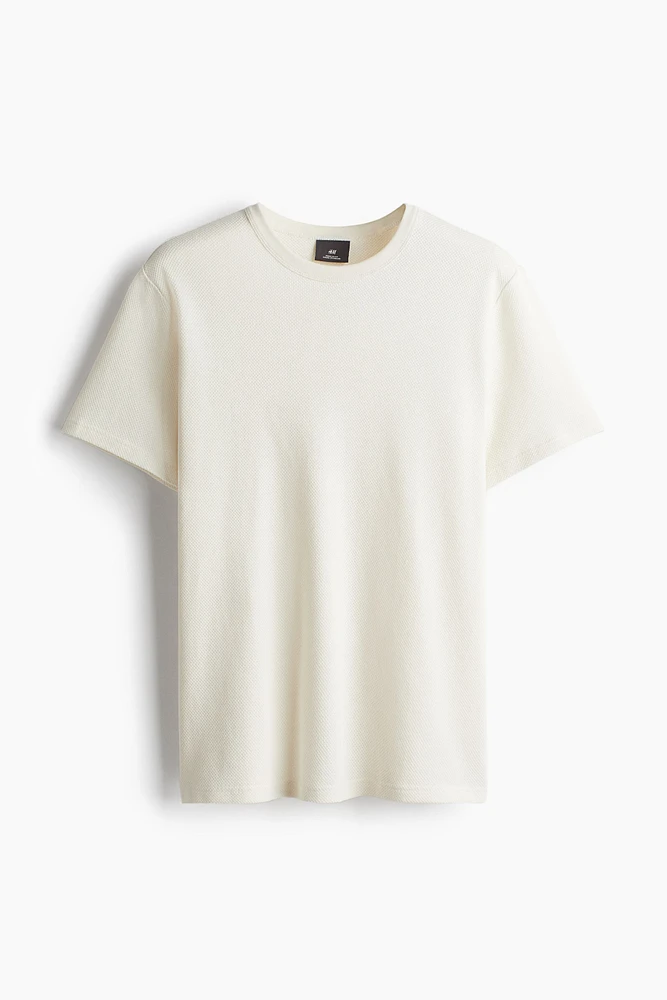 T-shirt Coupe Classique en piqué