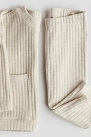 2-piece Wide-Rib Cotton Set