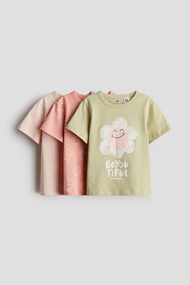 3-pack Printed Jersey Tops