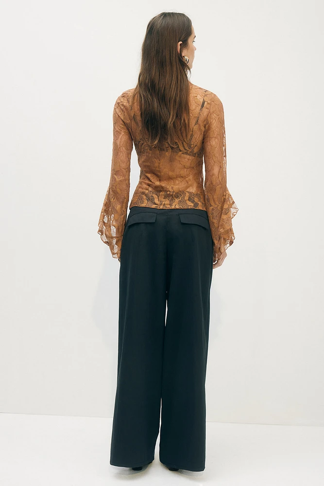 Tailored Crêpe Pants