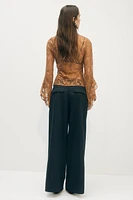 Tailored Crêpe Pants