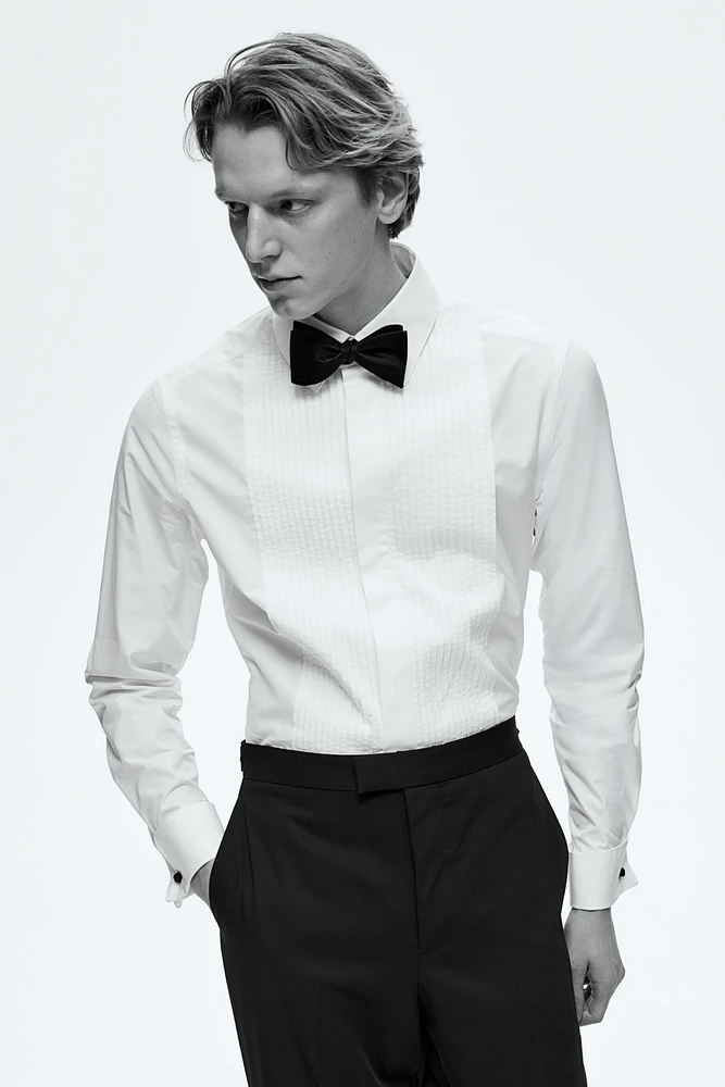 Slim Fit Tuxedo Shirt