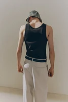 Slim Fit Ribbed Tank Top