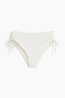 Drawstring-Detail Bikini Bottoms