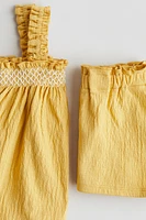 2-piece crinkled jersey set