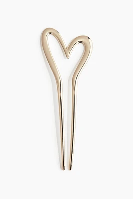 Heart-Shaped Hair Stick