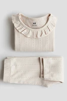 2-piece Pointelle Cotton Set