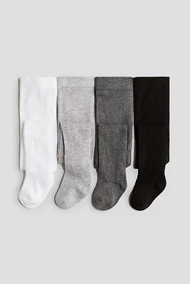 Lot de 4 collants en maille fine